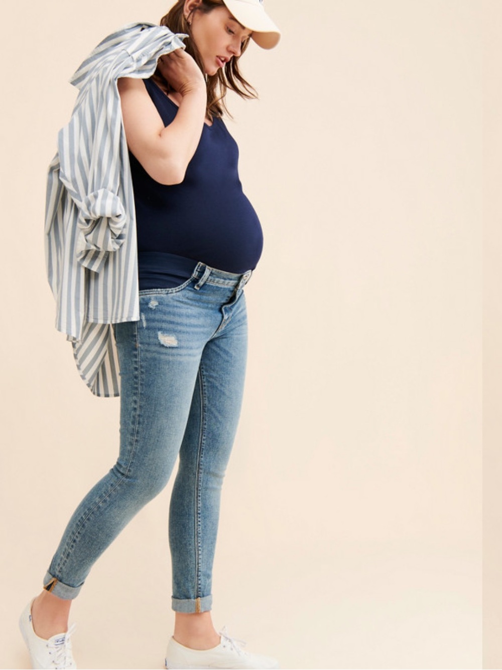 Hudson Maternity Lana Boyfriend Jeans Size 27